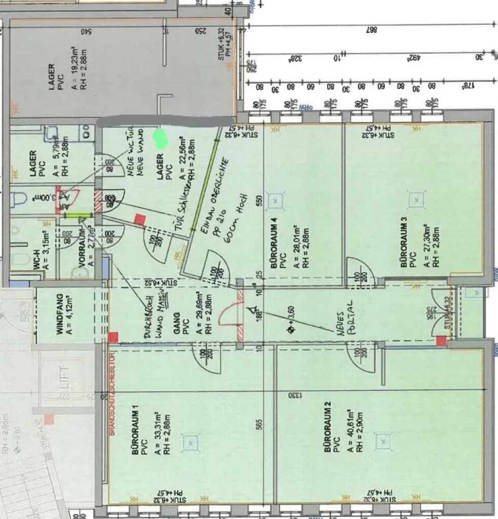 3-Zimmer-Gewerbeimmobilie mieten in Graz – 202 m² – Bild 6 von 6