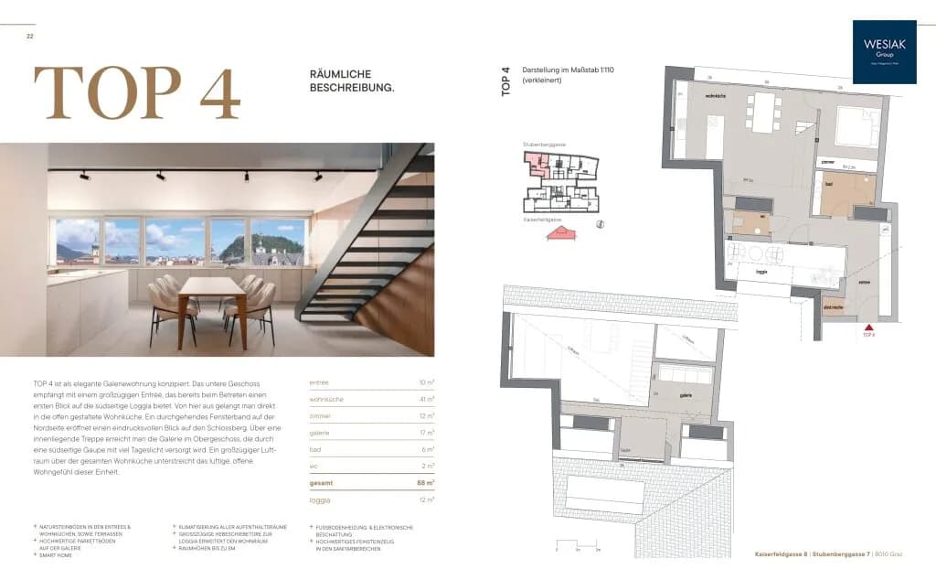 2-Zimmer-Wohnung kaufen in Graz – 88 m², € 1.060.000 – Bild 9 von 11