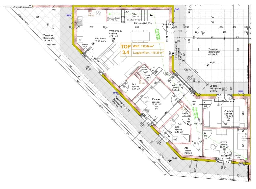 4-Zimmer-Wohnung kaufen in Mistelbach – 112,04 m², € 514.000 – Bild 16 von 16