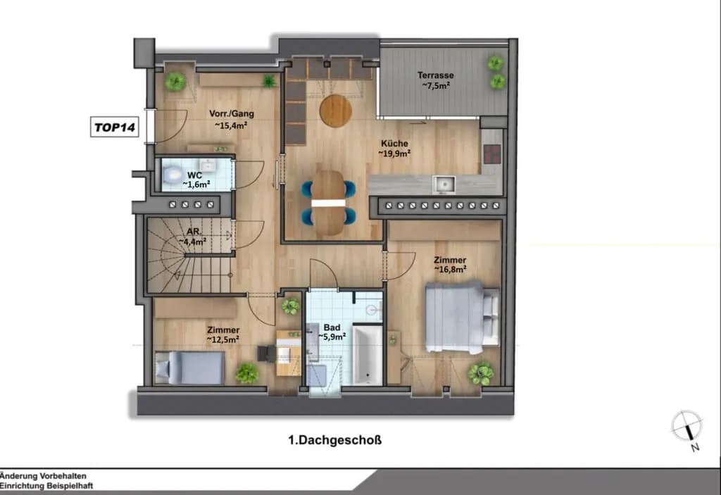 4-Zimmer-Wohnung kaufen in Wien – 114,3 m², € 1.049.000 – Bild 7 von 9