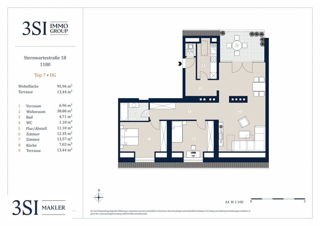 3-Zimmer-Wohnung kaufen in Wien – 95,96 m², € 799.000 – Bild 13 von 13