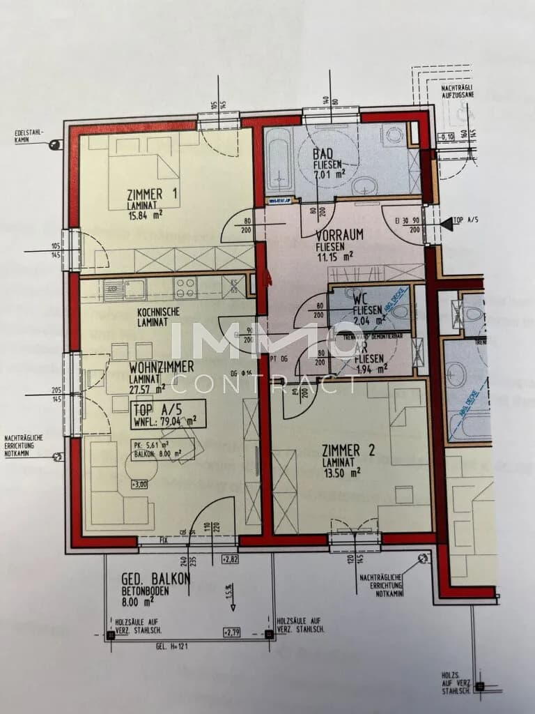 2-Zimmer-Wohnung mieten in Melk – 79,04 m², € 962 – Bild 16 von 16