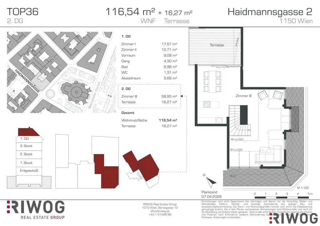 3-Zimmer-Wohnung kaufen in Wien – 116,54 m², € 910.000 – Bild 11 von 15