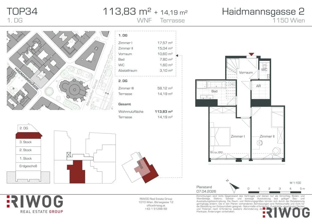 3-Zimmer-Wohnung kaufen in Wien – 113,83 m², € 890.000 – Bild 10 von 15