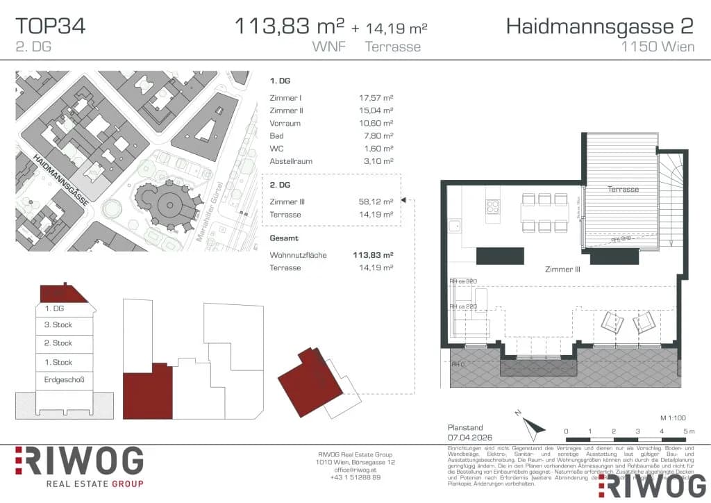 3-Zimmer-Wohnung kaufen in Wien – 113,83 m², € 890.000 – Bild 11 von 15