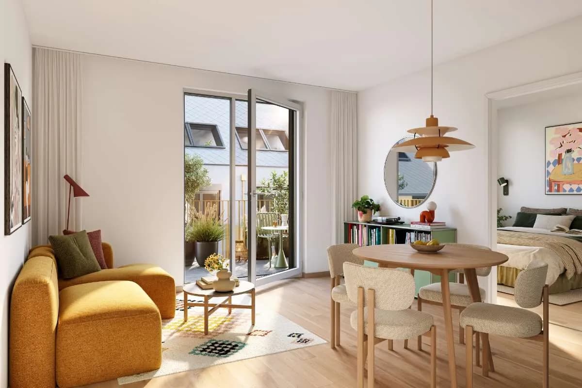 2-Zimmer-Wohnung kaufen in Wien – 54,57 m², € 367.400 – Bild 3 von 3