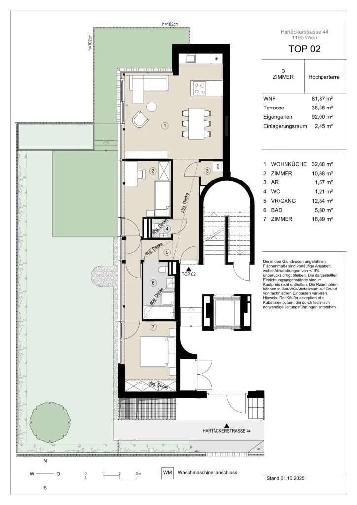 3-Zimmer-Wohnung kaufen in Wien – 81,87 m², € 1.187.000 – Bild 8 von 9