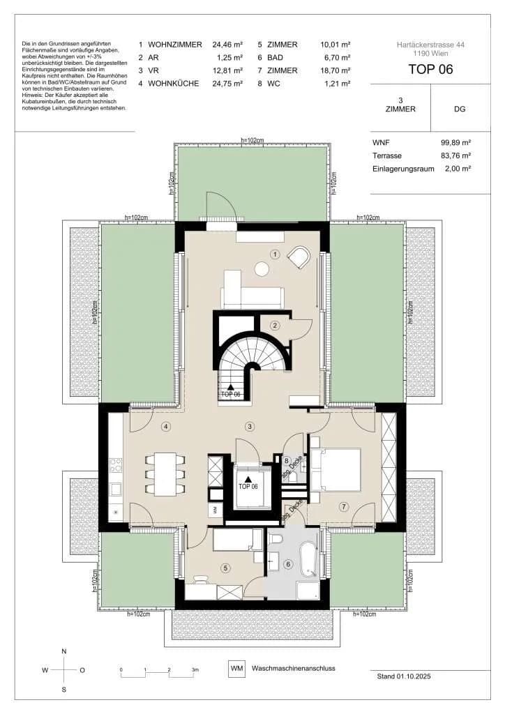 3-Zimmer-Wohnung kaufen in Wien – 99,98 m², € 1.600.000 – Bild 9 von 10
