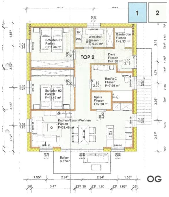 3-Zimmer-Wohnung kaufen in Liezen – 77,23 m², € 273.000 – Bild 16 von 16