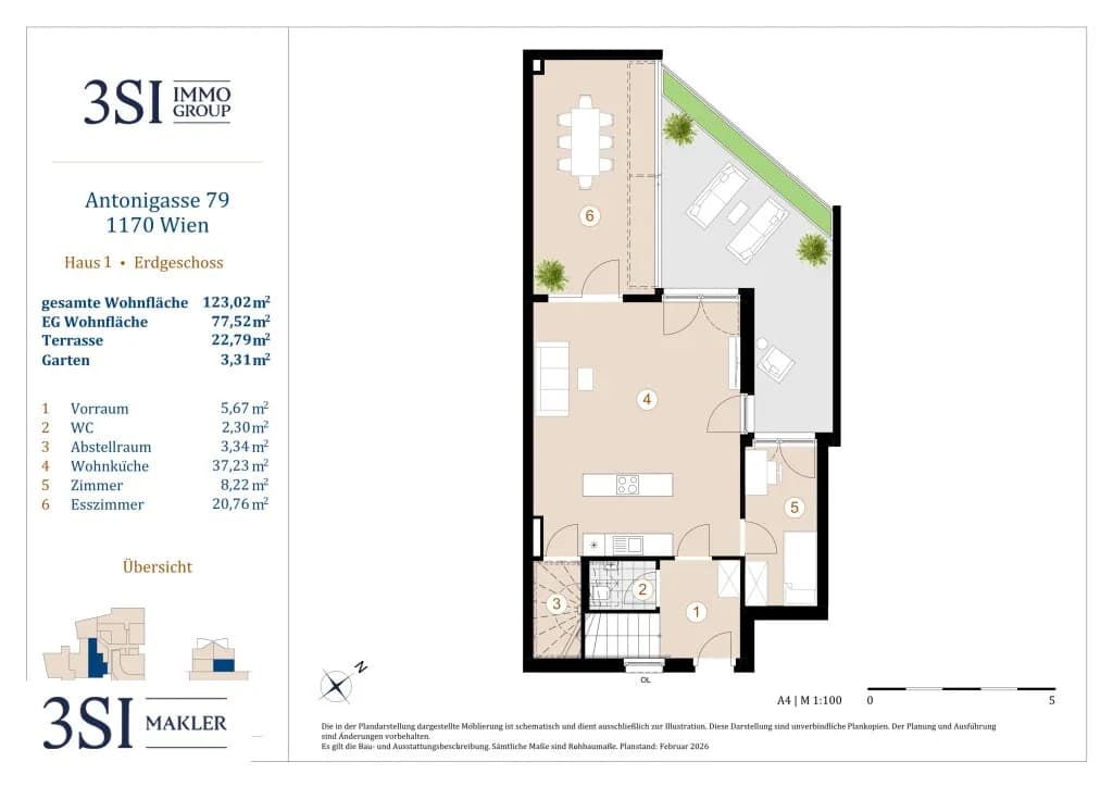 3-Zimmer-Haus kaufen in Wien – 123,02 m², € 882.000 – Bild 6 von 8