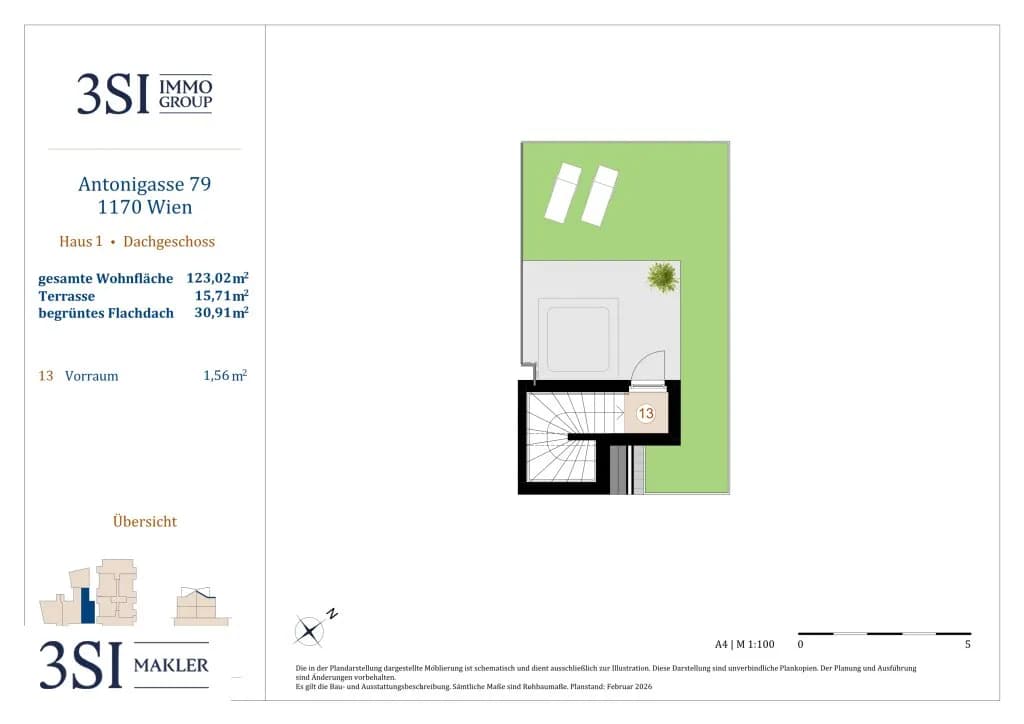 3-Zimmer-Haus kaufen in Wien – 123,02 m², € 882.000 – Bild 8 von 8