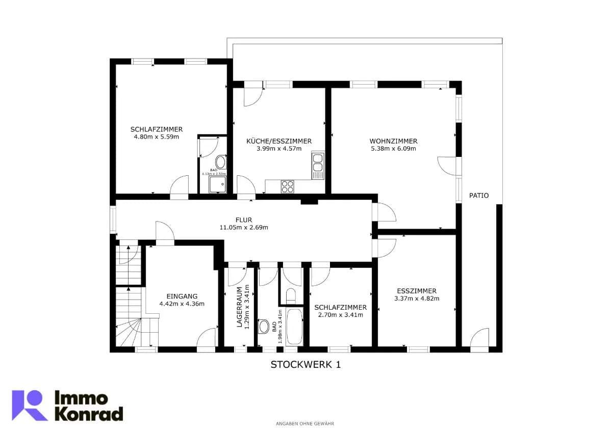 4-Zimmer-Wohnung kaufen in Innsbruck-Land – 160 m², € 350.000 – Bild 28 von 32