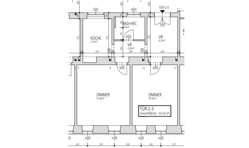 2-Zimmer-Wohnung kaufen in Wien – 63,16 m², € 245.000 – Bild 17 von 17