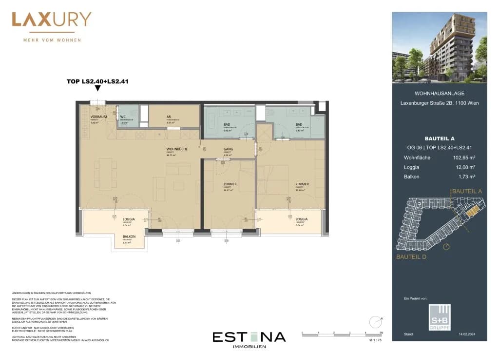 3-Zimmer-Wohnung kaufen in Wien – 103 m², € 770.000 – Bild 15 von 16