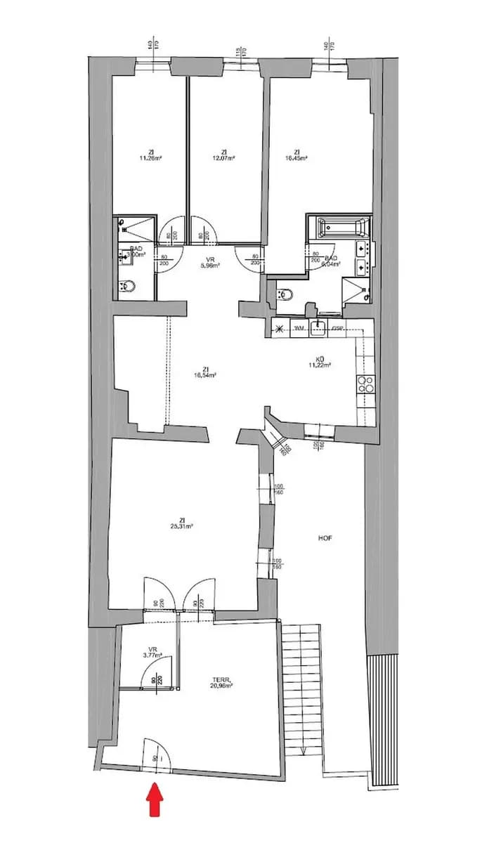 4-Zimmer-Wohnung mieten in Korneuburg – 112 m², € 1.590 – Bild 11 von 11