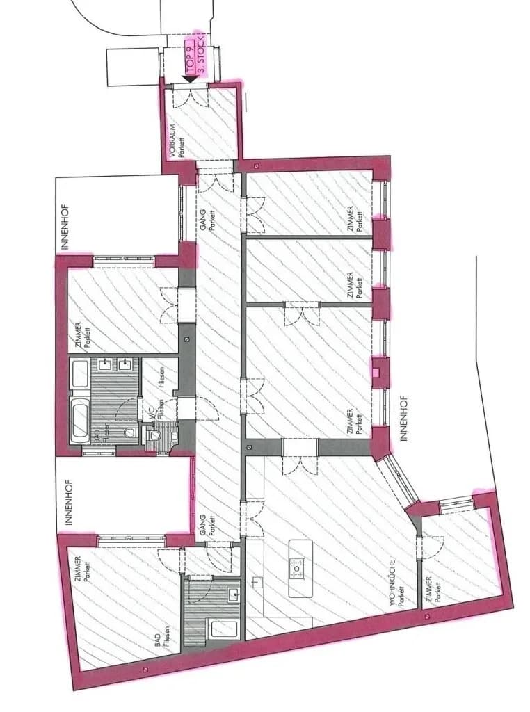 6-Zimmer-Gewerbeimmobilie mieten in Wien – 183 m², € 10.000 – Bild 25 von 25
