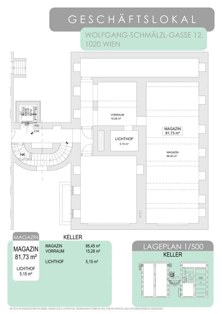 2-Zimmer-Gewerbeimmobilie kaufen in Wien – 198 m², € 515.000 – Bild 10 von 10