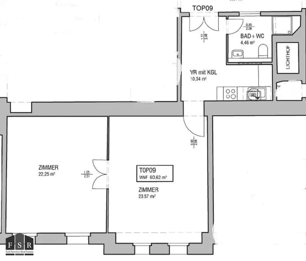 2-Zimmer-Wohnung kaufen in Wien – 60,62 m², € 285.000 – Bild 22 von 22