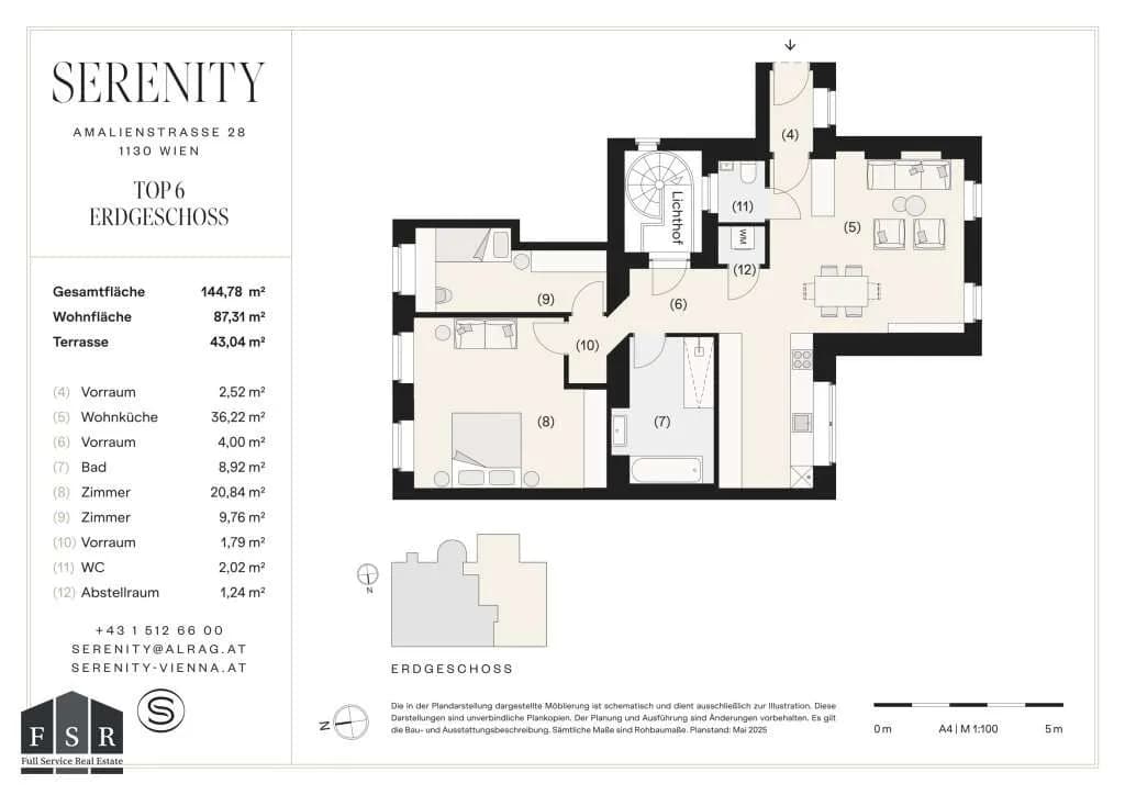 5-Zimmer-Wohnung kaufen in Wien – 144,78 m², € 921.000 – Bild 9 von 9