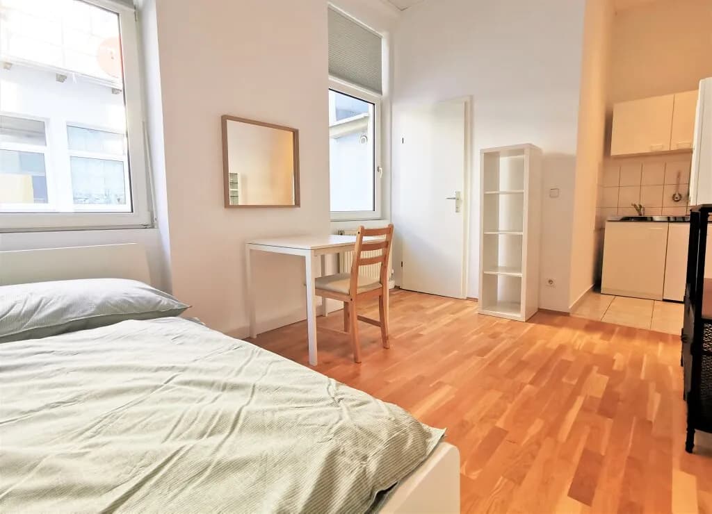 1-Zimmer-Wohnung mieten in Wien – 18 m², € 800