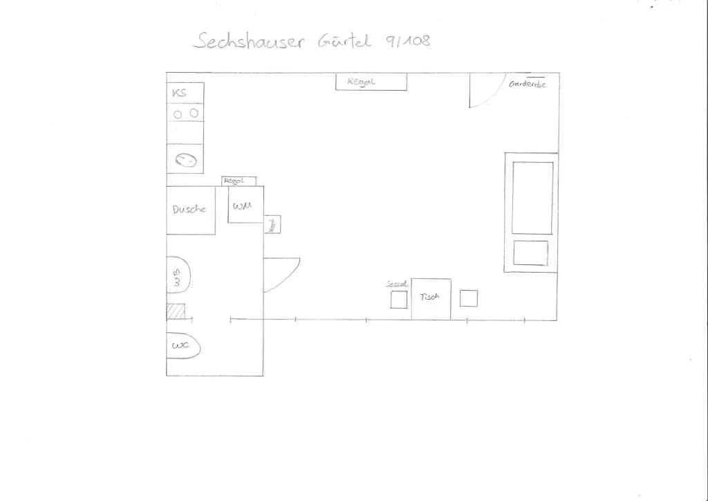1-Zimmer-Wohnung mieten in Wien – 18 m², € 800 – Bild 8 von 8