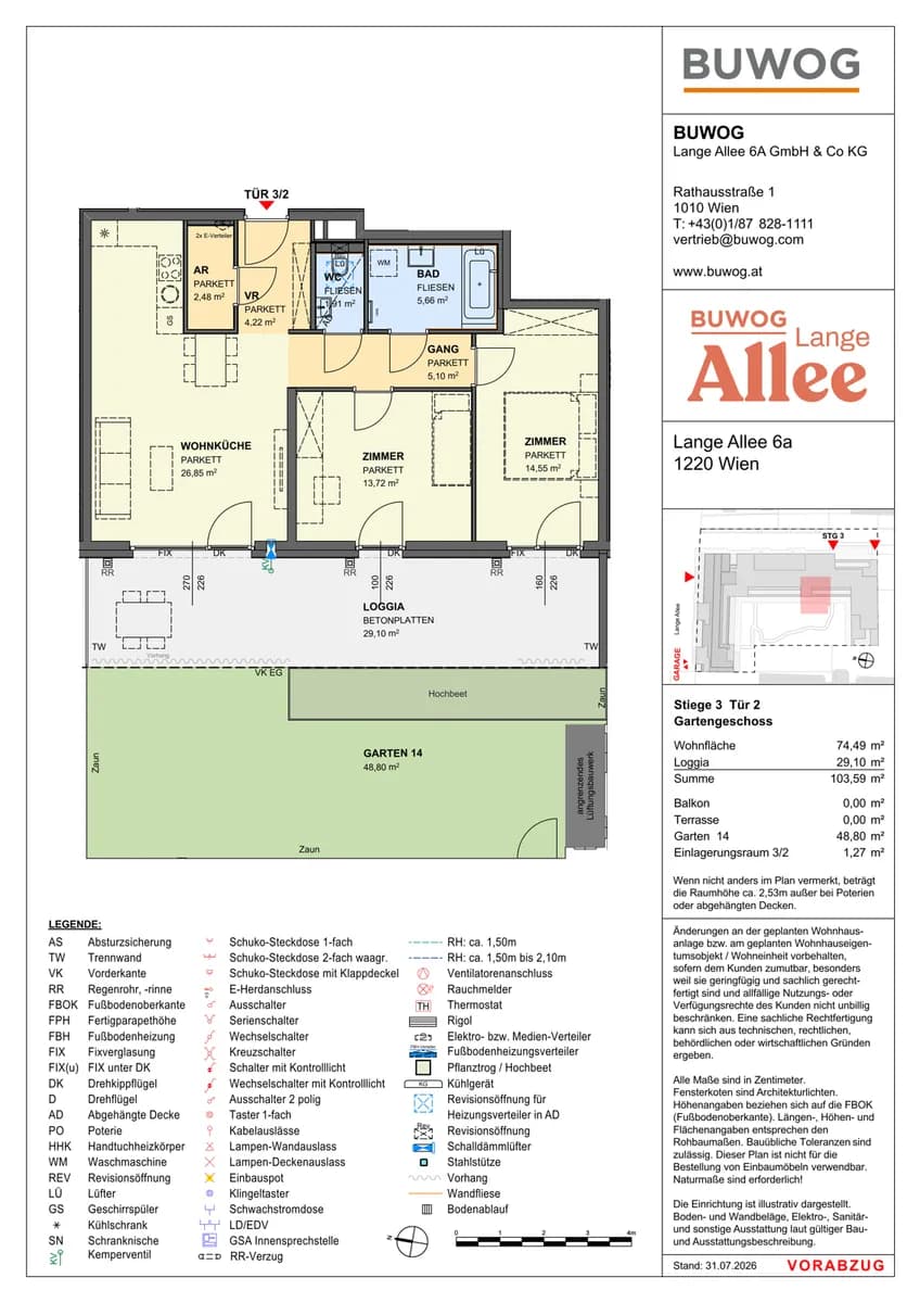 3-Zimmer-Wohnung kaufen in Wien – 73,97 m², € 678.000 – Bild 12 von 12
