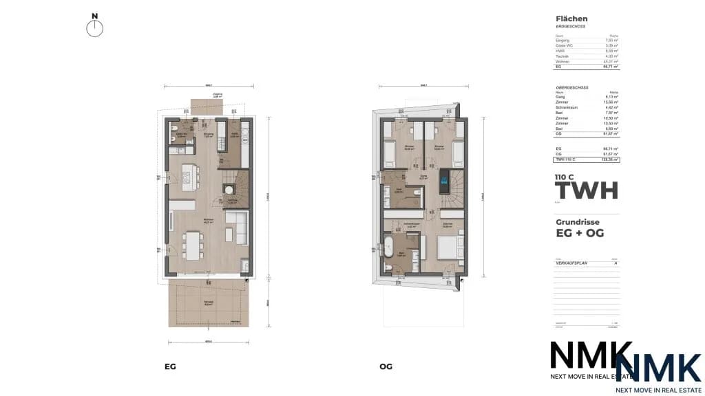 4-Zimmer-Haus kaufen in Tulln – 125,07 m², € 939.000 – Bild 3 von 3
