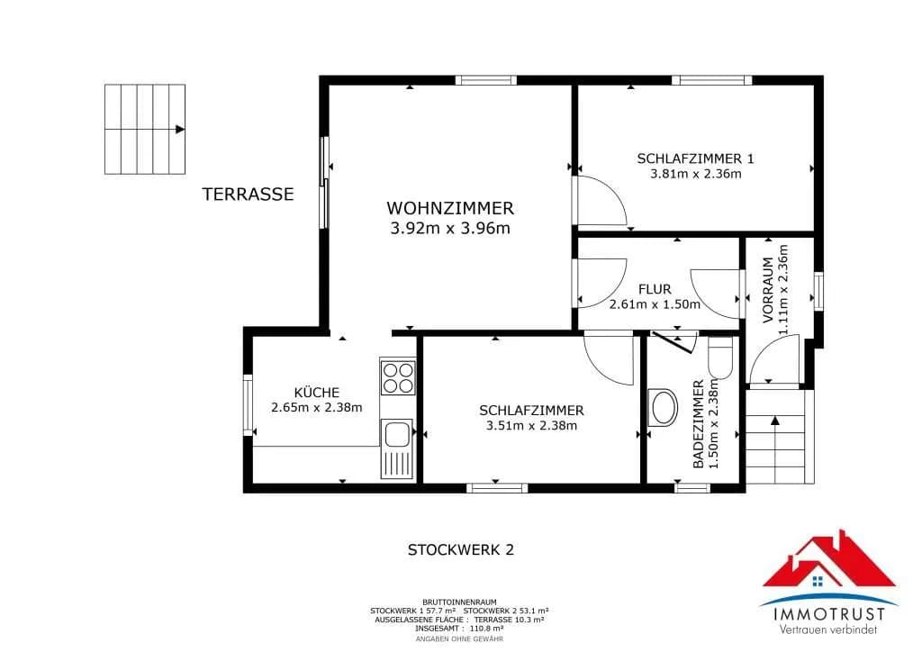 Wohnung kaufen in Klagenfurt Land – 53,1 m², € 310.000 – Bild 25 von 26