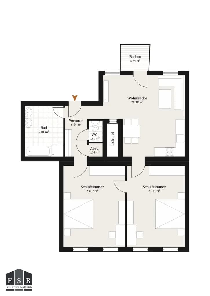3-Zimmer-Wohnung kaufen in Wien – 95,42 m², € 779.000 – Bild 33 von 34