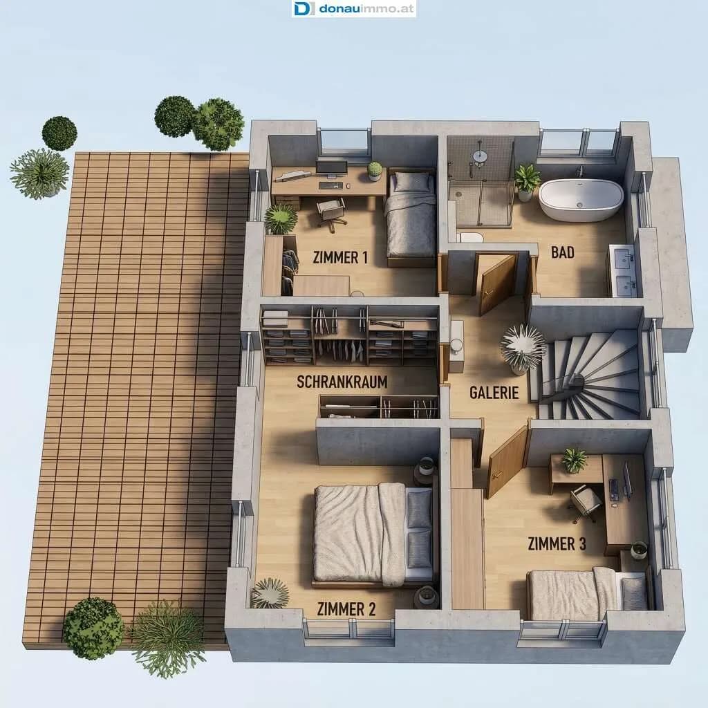 3-Zimmer-Haus kaufen in Wiener Neustadt Land – 114 m², € 334.600 – Bild 4 von 6