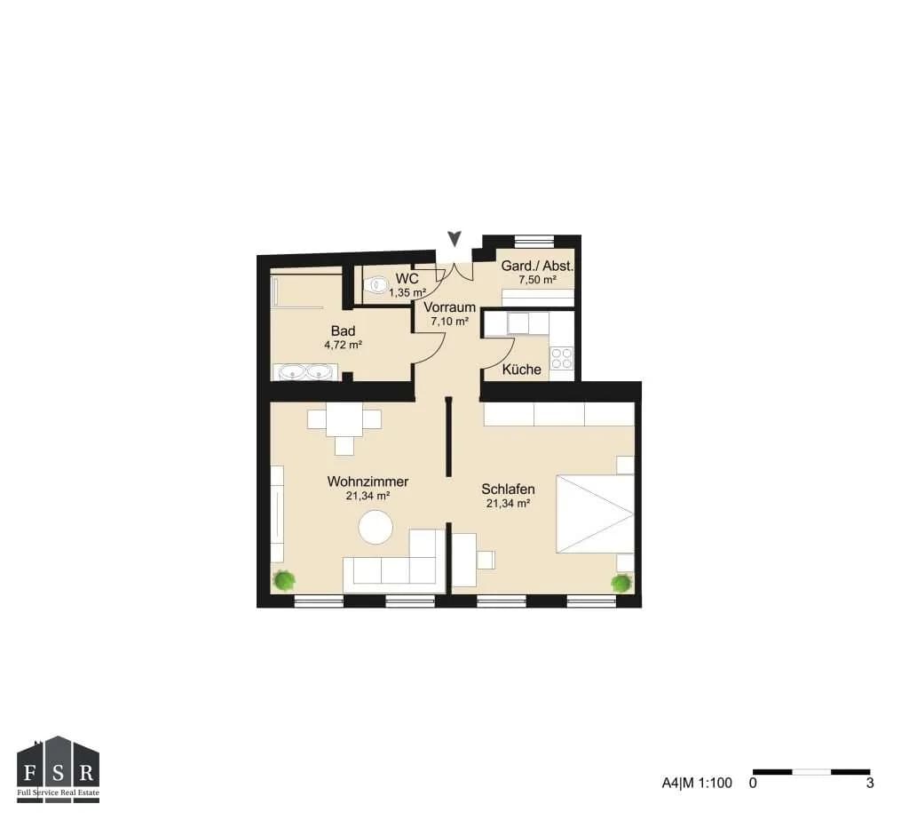 2-Zimmer-Wohnung kaufen in Wien – 63,35 m², € 439.000 – Bild 24 von 24