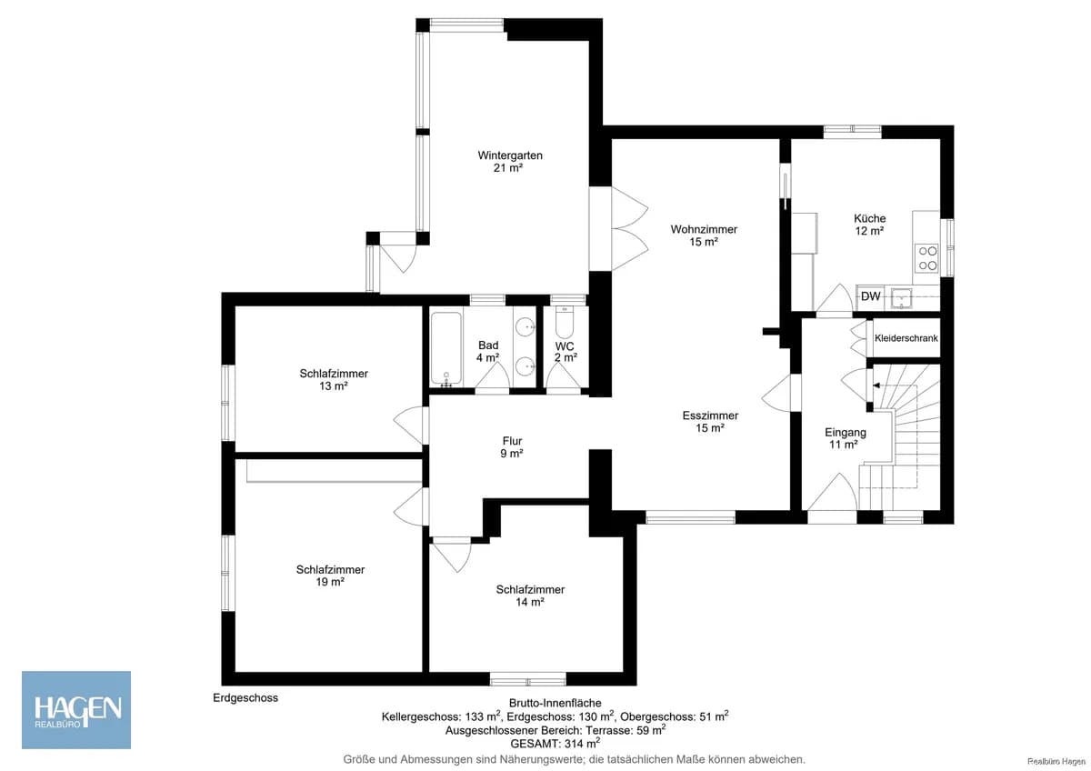 6-Zimmer-Haus kaufen in Dornbirn – 181 m², € 650.000 – Bild 28 von 31