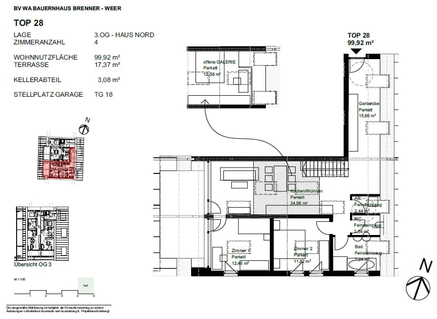 4-Zimmer-Wohnung kaufen in Schwaz – 100 m², € 699.000 – Bild 12 von 12