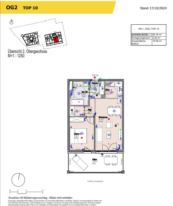 2-Zimmer-Wohnung kaufen in Wiener Neustadt – 51,11 m², € 168.964 – Bild 5 von 5