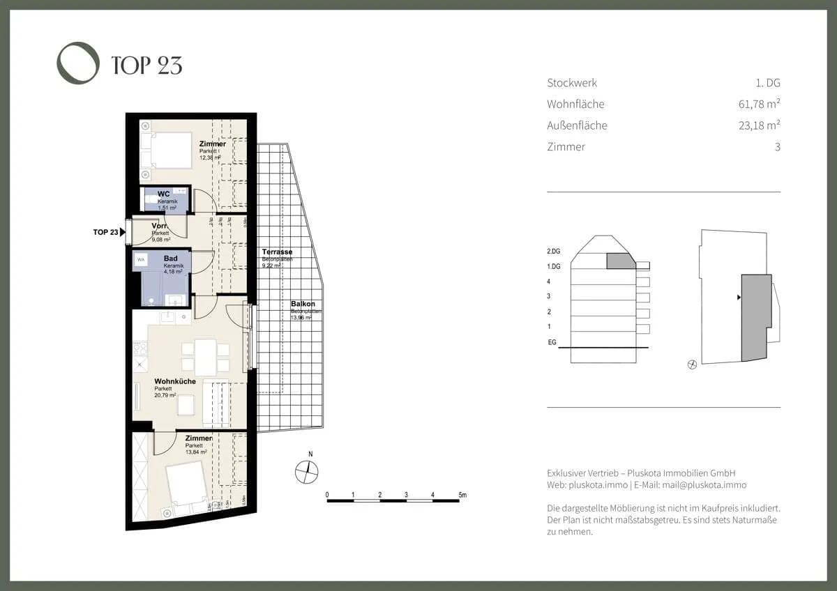 3-Zimmer-Wohnung kaufen in Wien – 60,33 m², € 569.000 – Bild 8 von 9