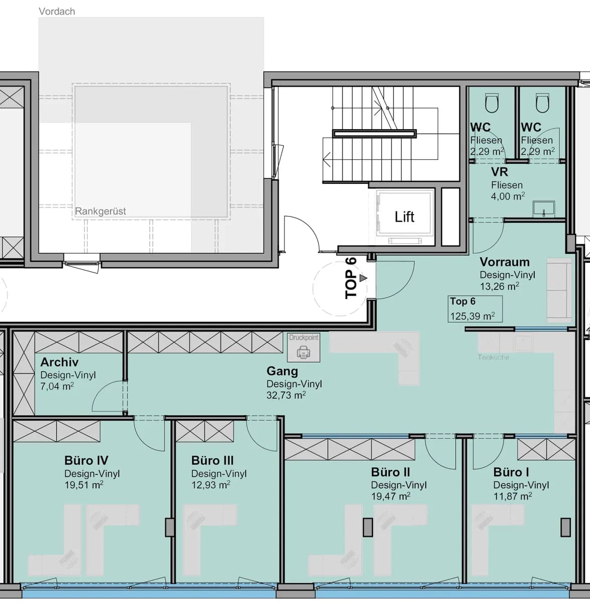 Gewerbeimmobilie kaufen in Salzburg Stadt – 130 m², € 618.000 – Bild 4 von 4