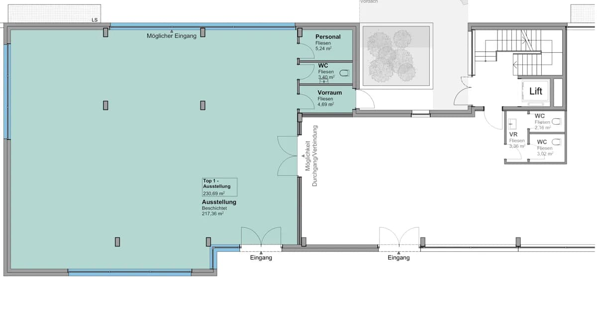 Gewerbeimmobilie kaufen in Salzburg Stadt – 231 m², € 1.048.000 – Bild 5 von 5