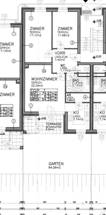 3-Zimmer-Wohnung mieten in Hollabrunn – 74,84 m², € 728 – Bild 2 von 2