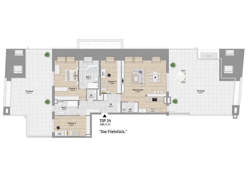 4-Zimmer-Wohnung kaufen in Wien – 166,95 m², € 1.199.900 – Bild 10 von 17
