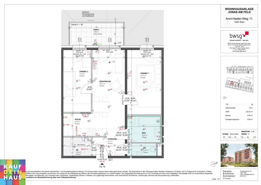 3-Zimmer-Wohnung kaufen in Wien – 63,54 m², € 329.000 – Bild 13 von 23