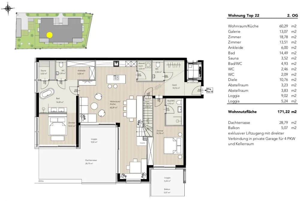 3-Zimmer-Wohnung kaufen in Liezen – 172,29 m², € 2.589.840 – Bild 4 von 4