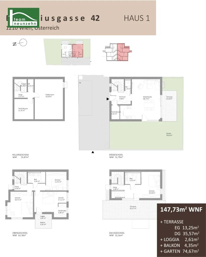 5-Zimmer-Haus kaufen in Wien – 148 m², € 859.000 – Bild 27 von 27