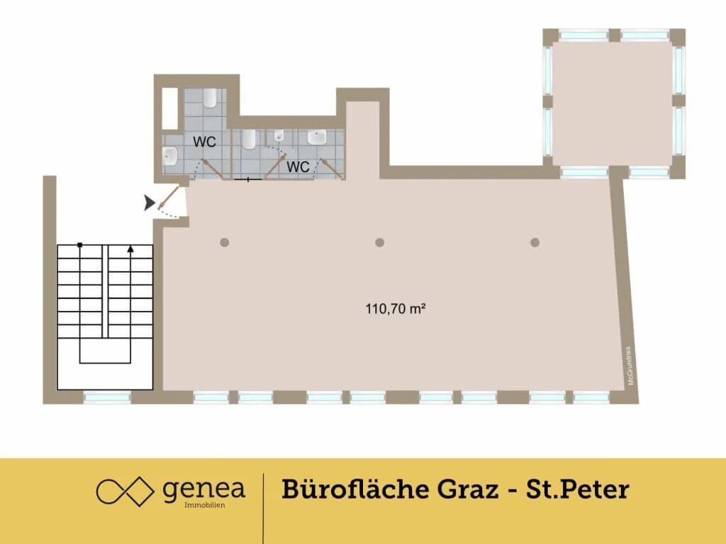 4-Zimmer-Gewerbeimmobilie mieten in Graz – 111 m², € 1.354 – Bild 2 von 50