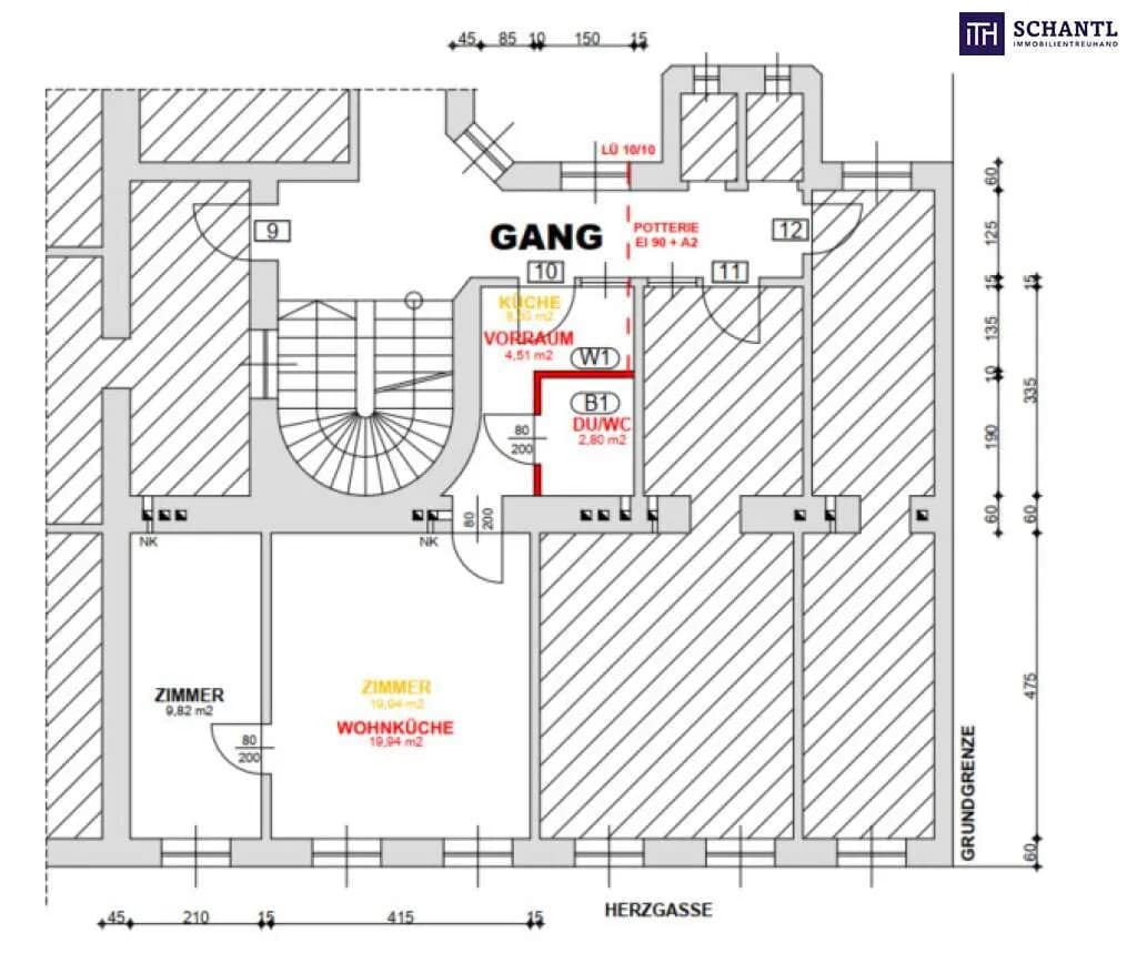 2-Zimmer-Wohnung kaufen in Wien – 37,07 m², € 124.000 – Bild 10 von 10