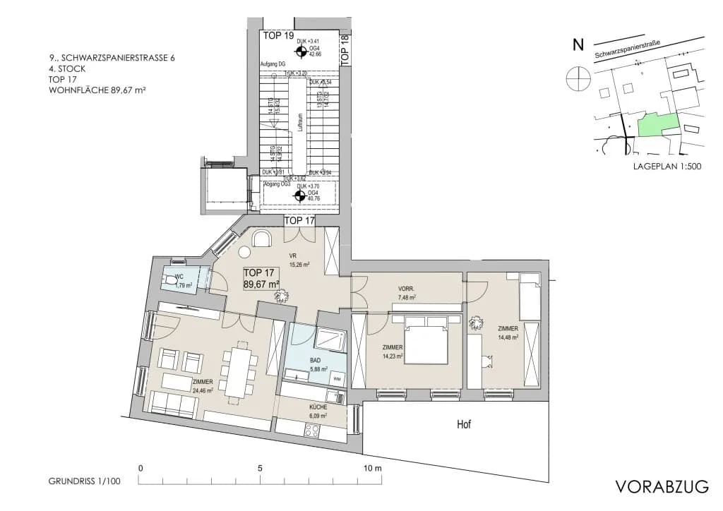 3-Zimmer-Wohnung kaufen in Wien – 89,67 m², € 1.069.000 – Bild 30 von 30