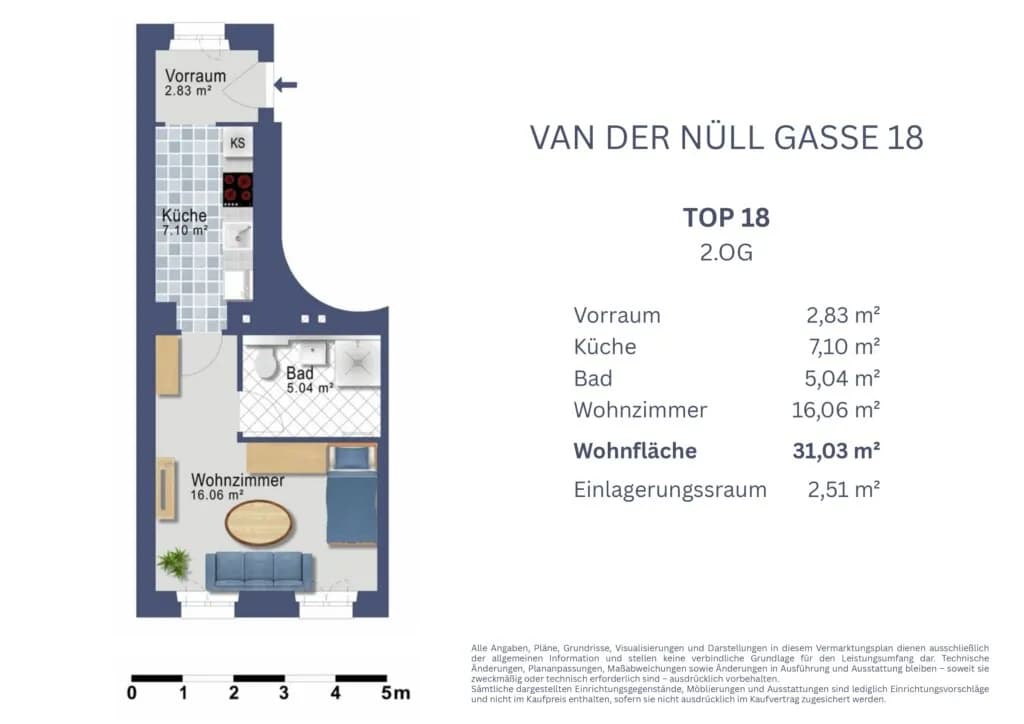 1-Zimmer-Wohnung kaufen in Wien – 31,03 m², € 179.900 – Bild 15 von 15