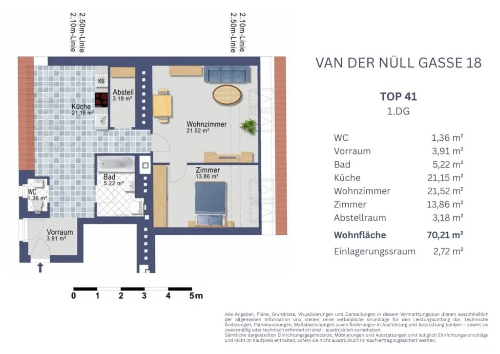 2-Zimmer-Wohnung kaufen in Wien – 70,21 m², € 399.900 – Bild 22 von 22