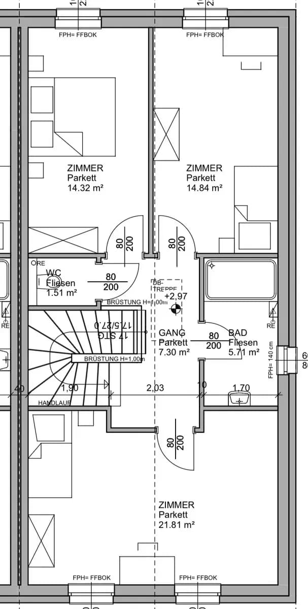 5-Zimmer-Haus kaufen in Baden – 118 m², € 517.000 – Bild 32 von 33