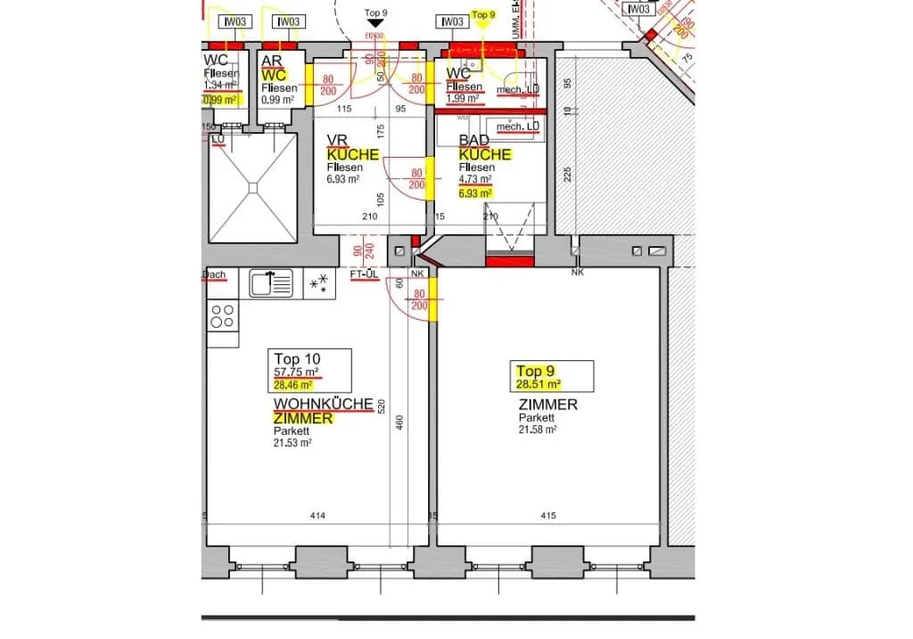 2-Zimmer-Wohnung kaufen in Wien – 57,72 m², € 203.000 – Bild 12 von 12