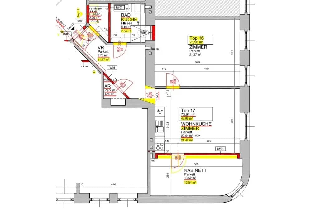 3-Zimmer-Wohnung kaufen in Wien – 73,92 m², € 443.640 – Bild 15 von 15